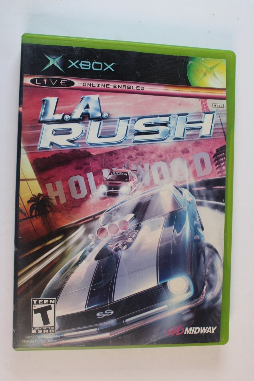 LA Rush (Microsoft Xbox 2005) Authentic, Complete, Tested/Works